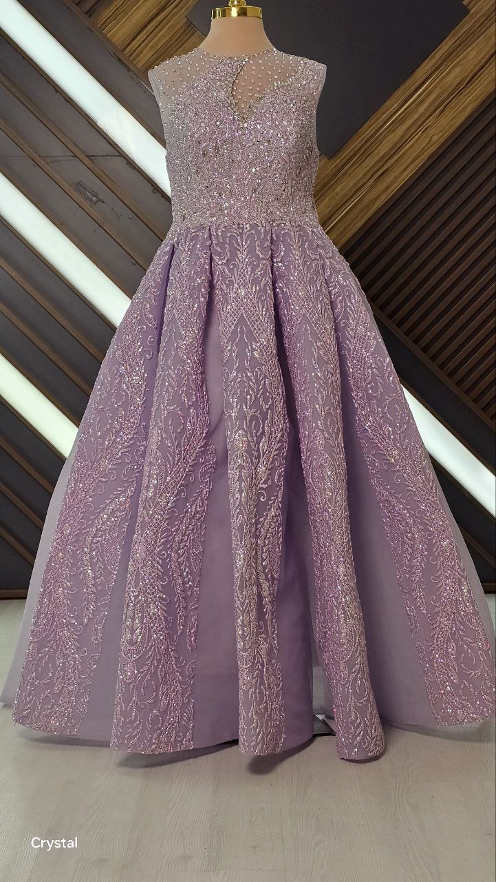 Sleeveless Stoned Laced wedding dress Sleeveless Stoned Laced wedding dress